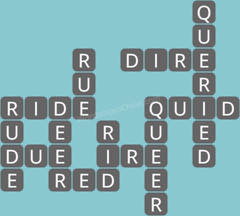 Wordscapes daily puzzle January 26 answers
