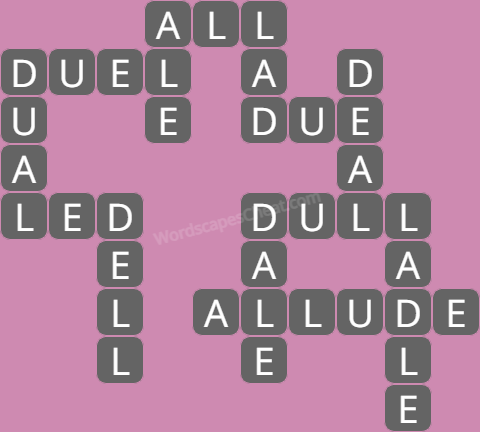 Wordscapes daily puzzle November 24 answers