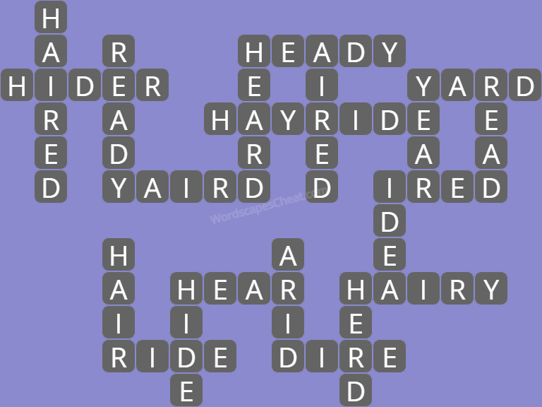 Wordscapes daily puzzle October 23 answers
