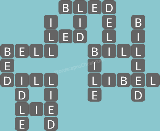 Wordscapes level 536 answers