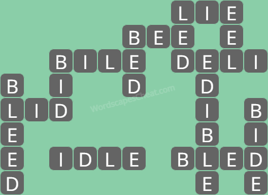 Wordscapes level 1095 answers