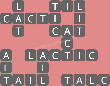 Wordscapes level 1111 answers