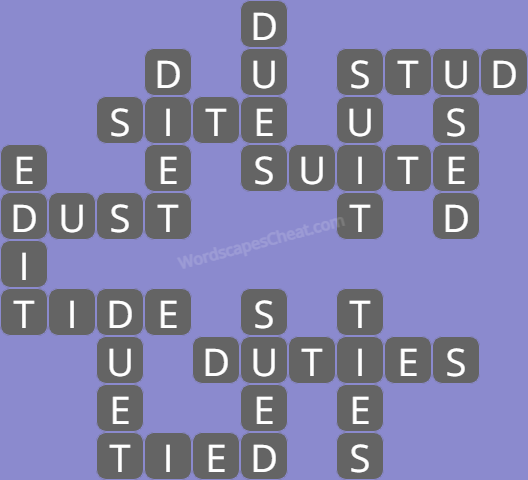 Wordscapes level 1187 answers