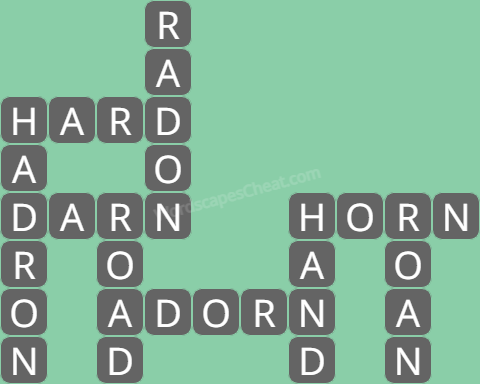 Wordscapes level 1205 answers