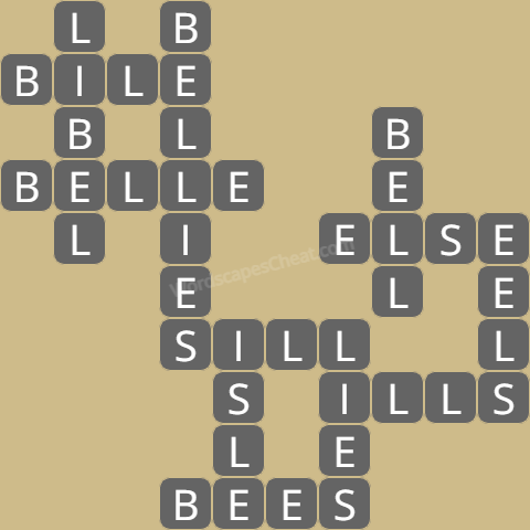 Wordscapes level 1222 answers