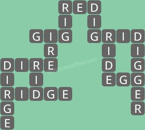 Wordscapes level 1235 answers