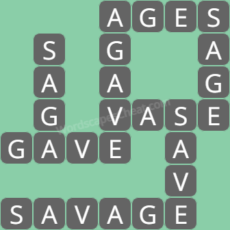 Wordscapes level 1245 answers