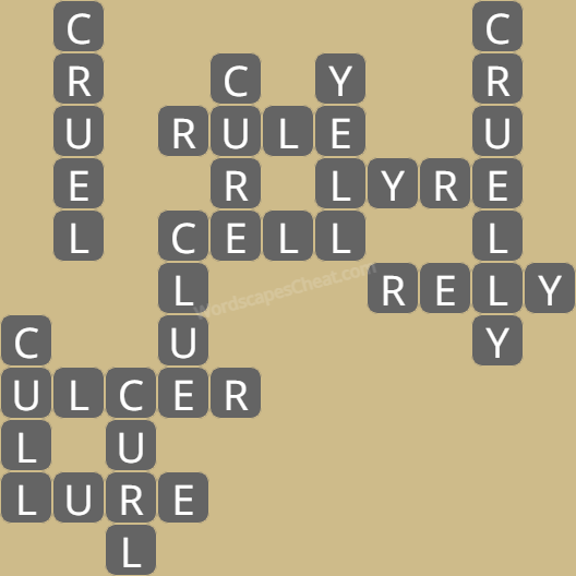Wordscapes level 1272 answers