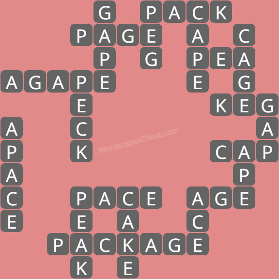 Wordscapes level 1381 answers