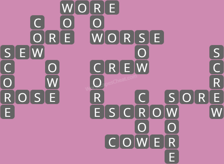 Wordscapes level 1409 answers