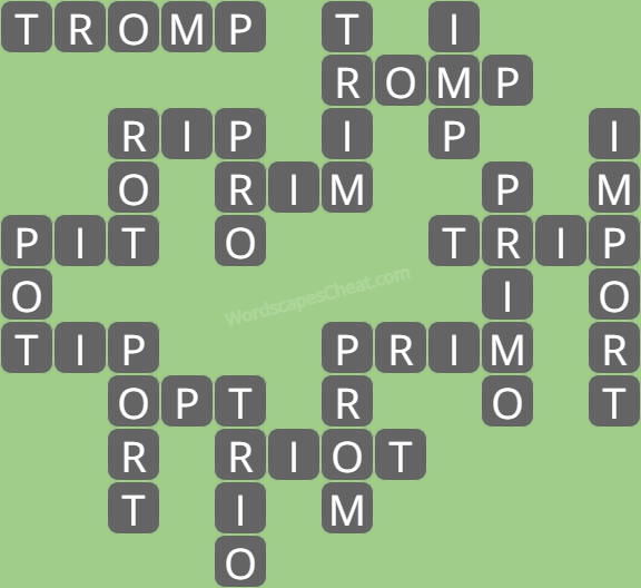 Wordscapes level 1434 answers