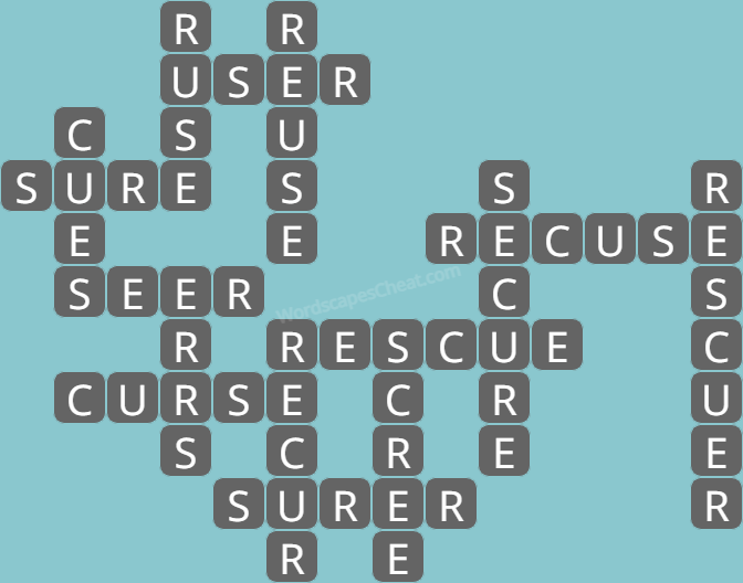 Wordscapes level 1696 answers