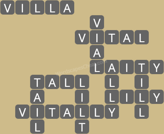Wordscapes level 1752 answers