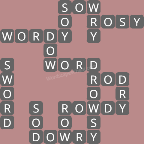 Wordscapes level 1840 answers