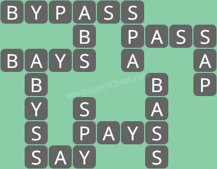 Wordscapes level 205 answers