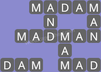Wordscapes level 2087 answers