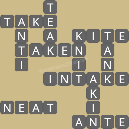 Wordscapes level 2222 answers