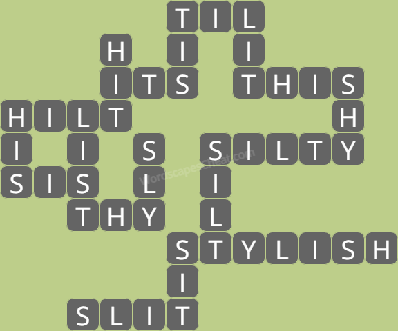 Wordscapes level 2343 answers