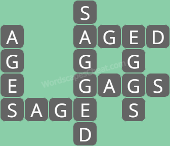Wordscapes level 2445 answers