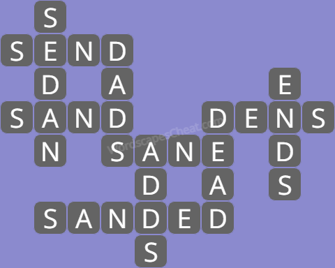 Wordscapes level 2587 answers