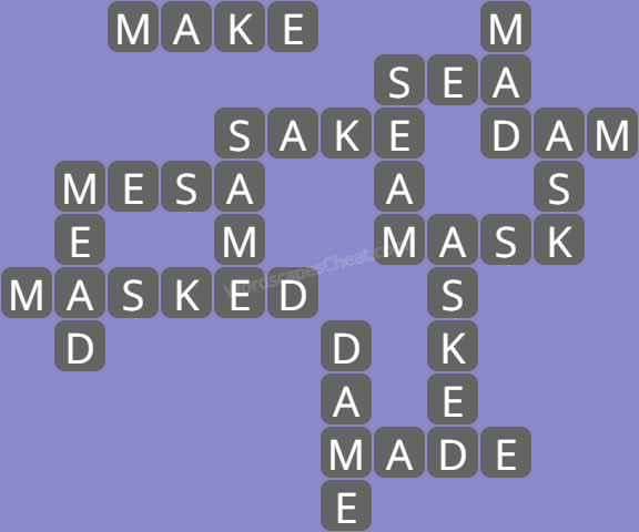 Wordscapes level 2617 answers
