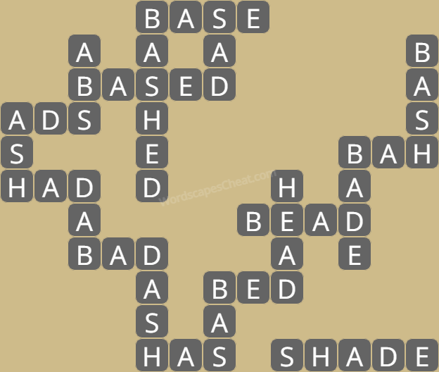Wordscapes level 2622 answers