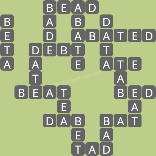 Wordscapes level 2643 answers