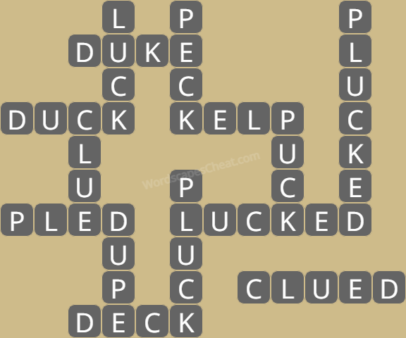 Wordscapes level 2652 answers