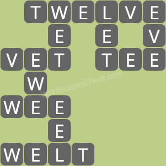 Wordscapes level 2653 answers
