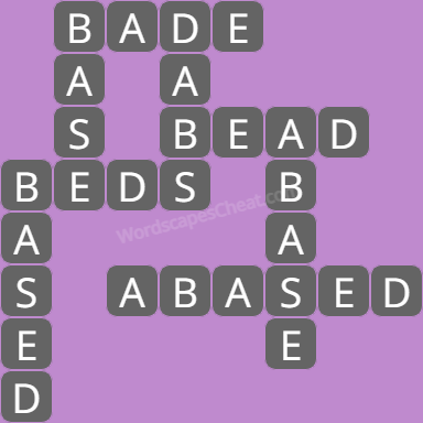Wordscapes level 2698 answers