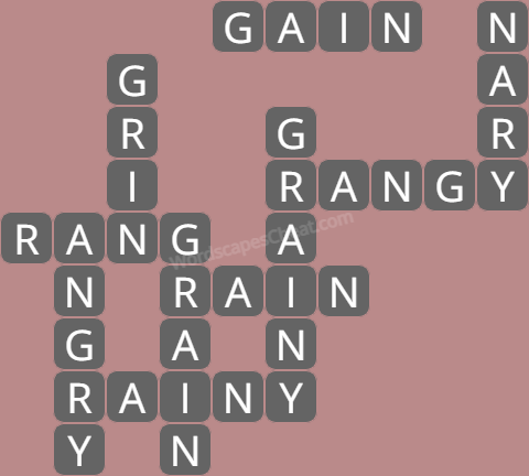 Wordscapes level 270 answers