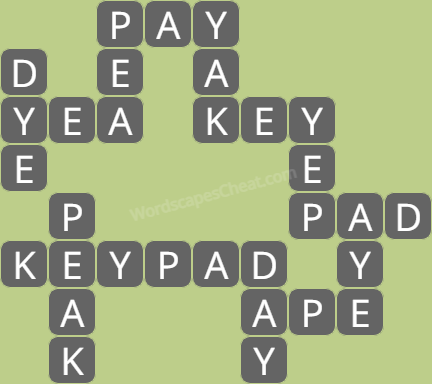 Wordscapes level 2773 answers