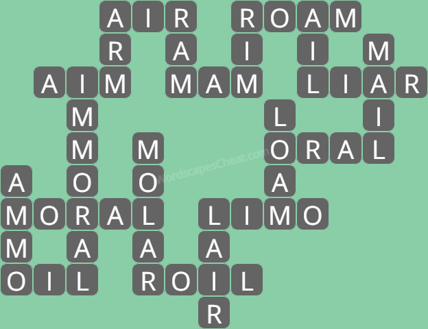 Wordscapes level 2875 answers