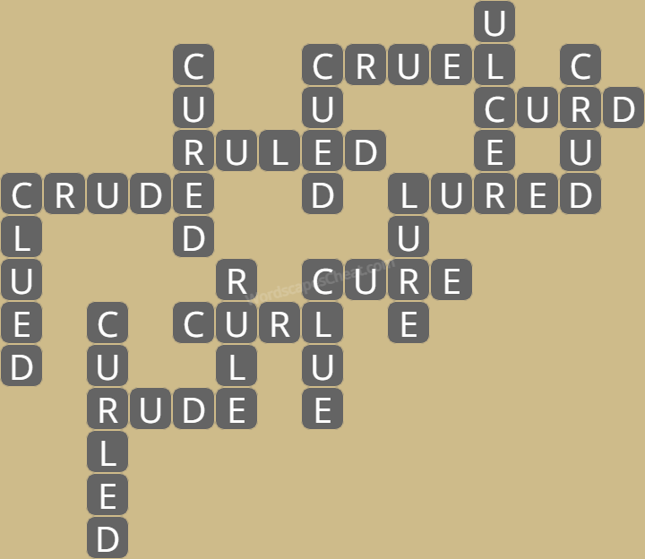 Wordscapes level 2892 answers