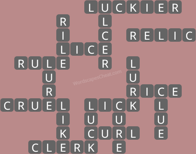 Wordscapes level 2900 answers