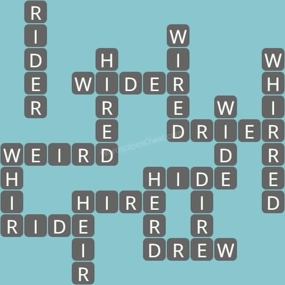 Wordscapes level 2996 answers