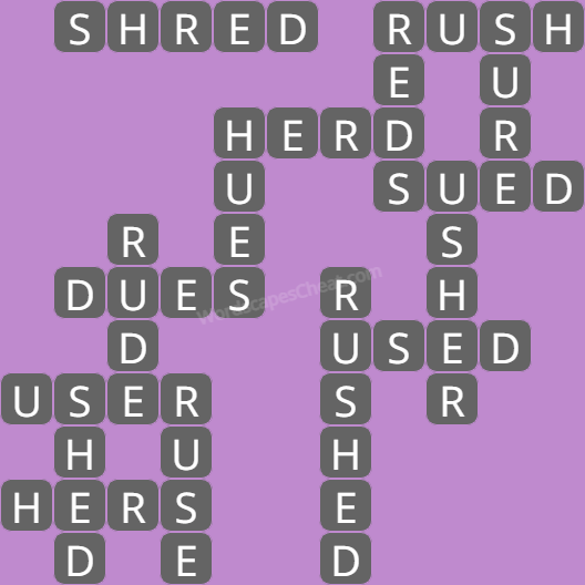 Wordscapes level 3058 answers