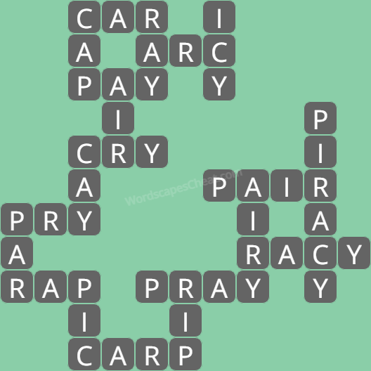 Wordscapes level 3075 answers