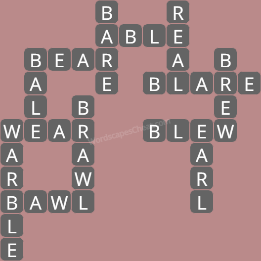 Wordscapes level 3140 answers