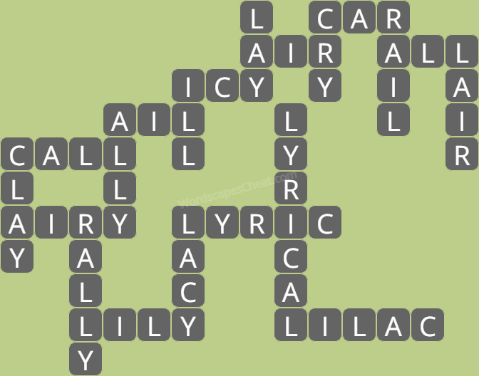Wordscapes level 3163 answers