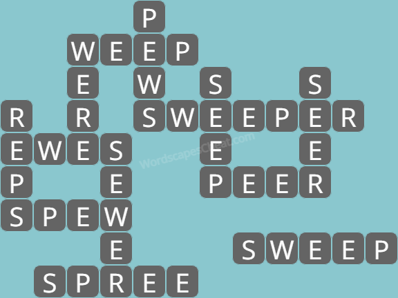 Wordscapes level 3166 answers