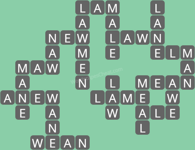 Wordscapes level 3205 answers