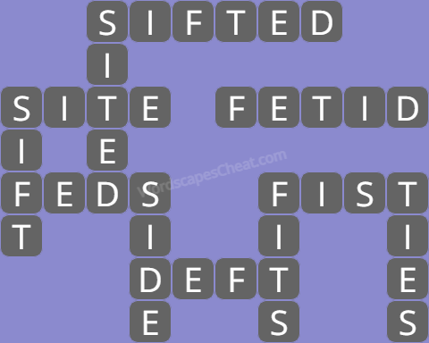 Wordscapes level 3337 answers