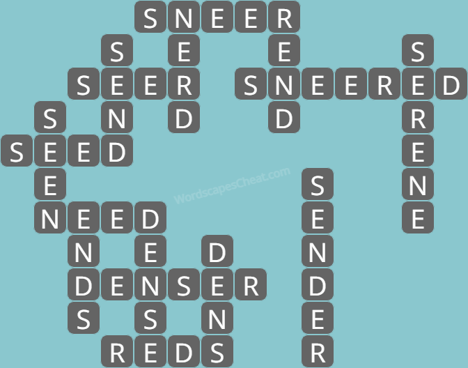 Wordscapes level 3416 answers