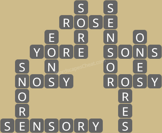 Wordscapes level 3432 answers