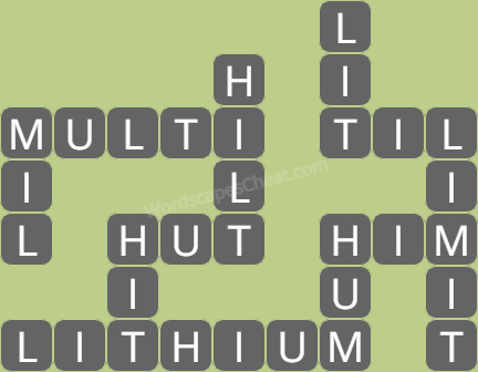 Wordscapes level 3453 answers