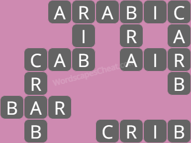 Wordscapes level 3469 answers