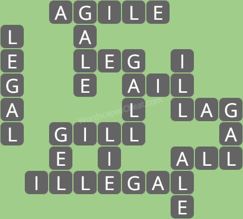 Wordscapes level 3474 answers