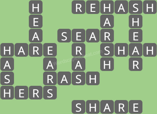 Wordscapes level 3484 answers