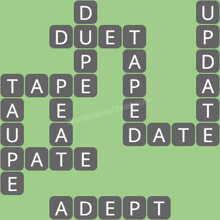 Wordscapes level 3494 answers